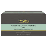 Taylors of Harrogate front packaging showing 100-count and sustainable badges for easy selection