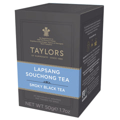 Taylors of Harrogate front packaging showing 20 teabags and brand clarity