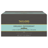 Taylors of Harrogate front packaging showing 100 tea bags and organic label, fresh convenience