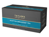 Taylors of Harrogate front packaging showing 100 tea bags and bold branding benefit of convenience