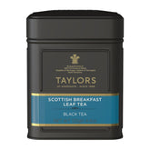 Taylors of Harrogate front tin showing packaging and freshness benefit