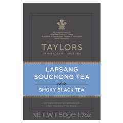 Taylors of Harrogate teabag close-up showing fine tea texture and convenience