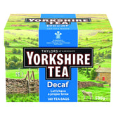 Taylors of Harrogate front packaging showing decaf box and clear benefit