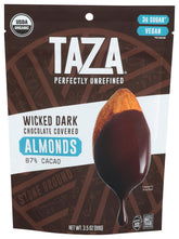Taza Chocolate front packaging showing resealable 3.5 oz bag and brand
