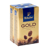 Tchibo front packaging showing two sealed packs and brand for lasting aroma