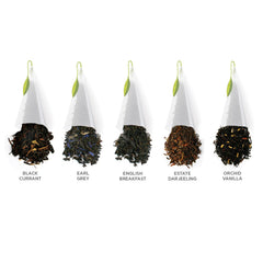 Tea Forte infuser steeping in cup produces fuller flavor and aroma