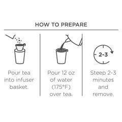 Tea Forte tea pouring from teapot demonstrating easy-to-brew single steep benefit