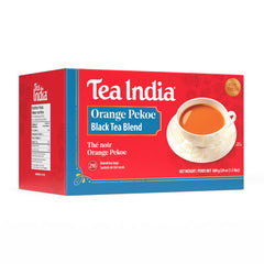Tea India front packaging showing 216 teabags and strong chai appeal