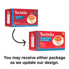 Tea India close-up of round teabag texture ensuring even infusion