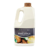 TEA ZONE front label of 64 oz pineapple syrup showing brand and flavor for easy identification