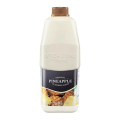 TEA ZONE syrup being dispensed with pump, demonstrating precise portion control and reduced waste