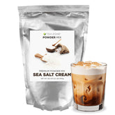 TEA ZONE front packaging of sea salt cream powder shows brand and bag size