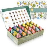 Teabloom elegant front packaging chest showcasing premium gift-ready design and variety