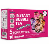 Tealise front packaging showing variety pack and quick-serve benefit