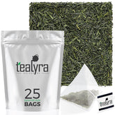 Tealyra front packaging showing brand and premium Kyoto blend, inviting quality
