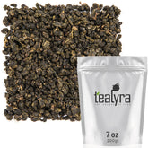 Tealyra front packaging showing 200g pouch and clear label, highlights freshness
