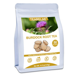 TEARELAE front packaging showing 50-count and clear ingredient info, convenient storage