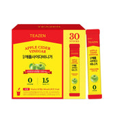 TEAZEN front packaging showing 30 stick packets and product benefits visibly