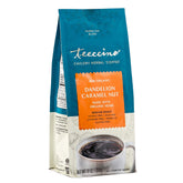 Teeccino front packaging showing caramel nut flavor and benefits