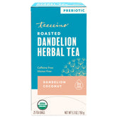 Teeccino front packaging showing product name and benefits for easy shelf recognition