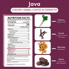 Teeccino open can revealing ground blend, helpful for texture inspection