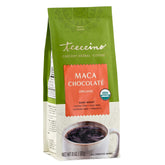 Teeccino front package showing dark-roast maca chocolaté and benefits
