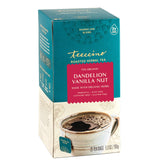 Teeccino front packaging showing Vanilla Nut flavor and benefits