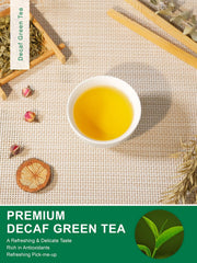 Closeup of TeeLux loose sencha leaves revealing quality texture and freshness