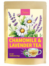 TeeLux front packaging showing calming chamomile lavender and quantity benefit