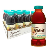 Tejava front packaging showing pineapple mango flavor and unsweetened benefit