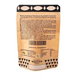 Terra Greek close-up of mastiha texture displaying firm resin and savory aroma benefits