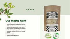 Terra Greek product label and weight visible on pack highlighting origin and quality benefit