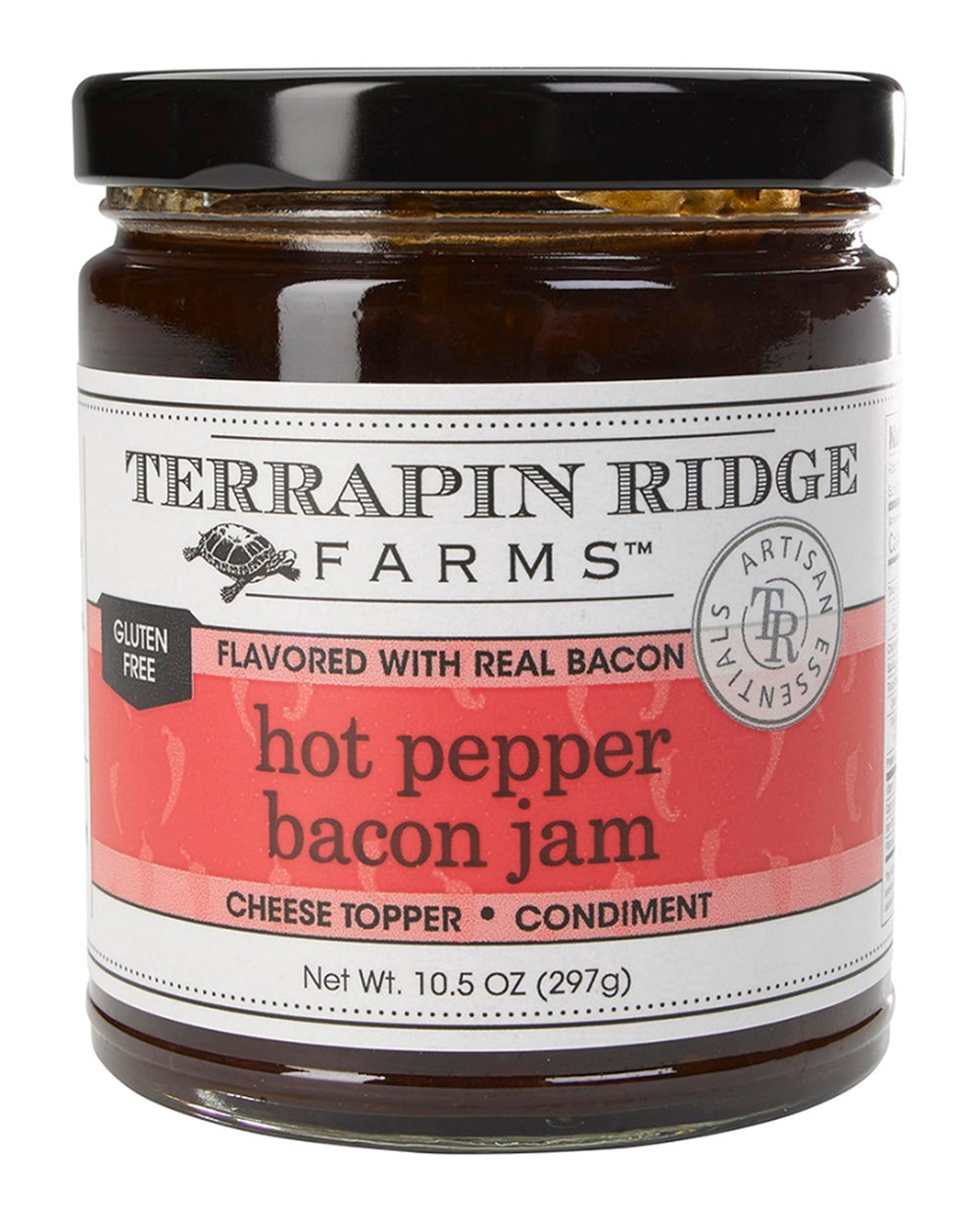 terrapin ridge jar front view showing product and bold flavor
