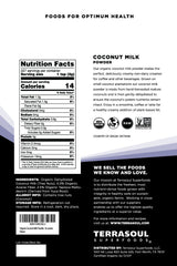 Terrasoul Superfoods close-up of coconut milk powder texture for smooth mixing