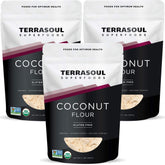 Terrasoul Superfoods front packaging showing organic label and resealable pouch for freshness