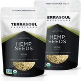 Terrasoul Superfoods front packaging showing two 16 oz pouches and resealable tops, convenient storage