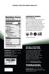 Terrasoul Superfoods close-up of raw pepitas texture and clean shelled seeds for recipes