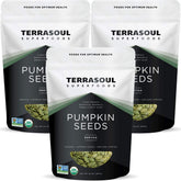 Terrasoul Superfoods front bag showing 6 lb packaging and organic benefit