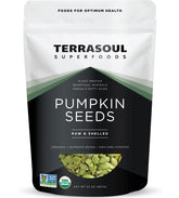 Terrasoul Superfoods front packaging shows 2 lb bag and organic label, convenient storage