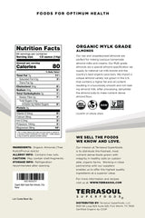 Terrasoul Superfoods almond kernels close up showing raw texture and fresh flavor
