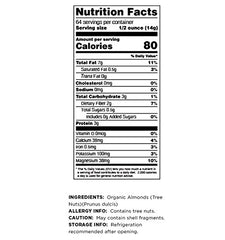 Terrasoul Superfoods almonds next to measuring cup showing portion and yield