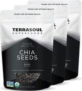 Terrasoul Superfoods front packaging showing three-bag bulk pack and labels for easy storage
