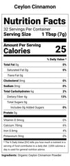 Terrasoul Superfoods spoonful of Ceylon cinnamon measured for consistent cooking and drinks