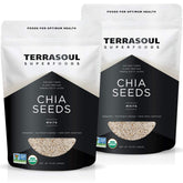 Terrasoul Superfoods front packaging showing two 1 lb bags and product benefits