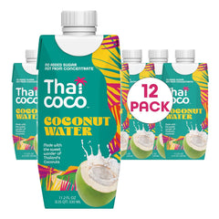 Thai Coco front carton showing clean label and benefits