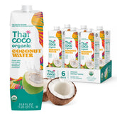 Thai Coco front packaging showing organic label and carton benefits