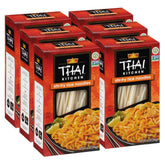 Thai Kitchen front packaging showing gluten free noodles and brand benefits