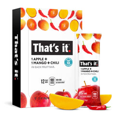 That's it. front pack shows clean three-ingredient label and convenience