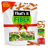That's it. front packaging showing cinnamon bars and 12-count convenience