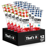 That's it. front packaging showing variety pack and clean ingredients benefit